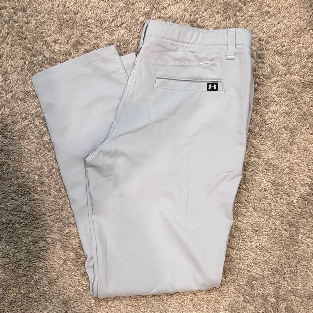 Under Armour Light Gray Kids Performance Chinos